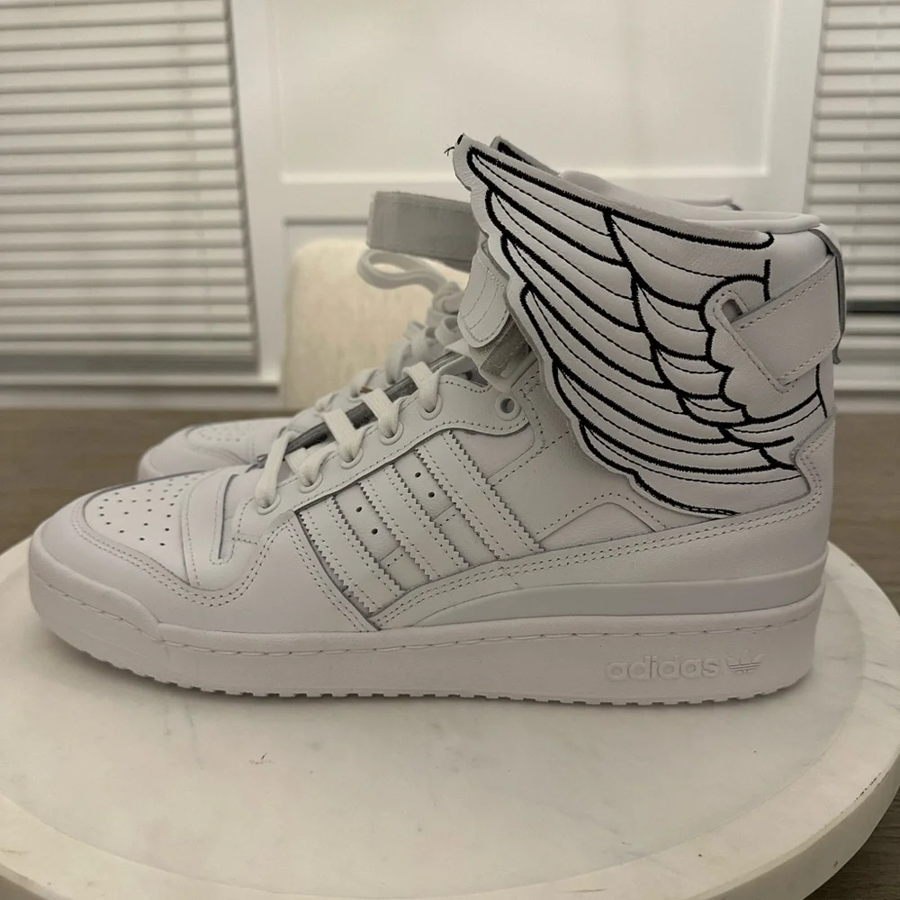 adidas gazelle silver green womens SS13 Jeremy Scott x Adidas Wings 2.0 All Black High-Top Sneakers – Garment  Service